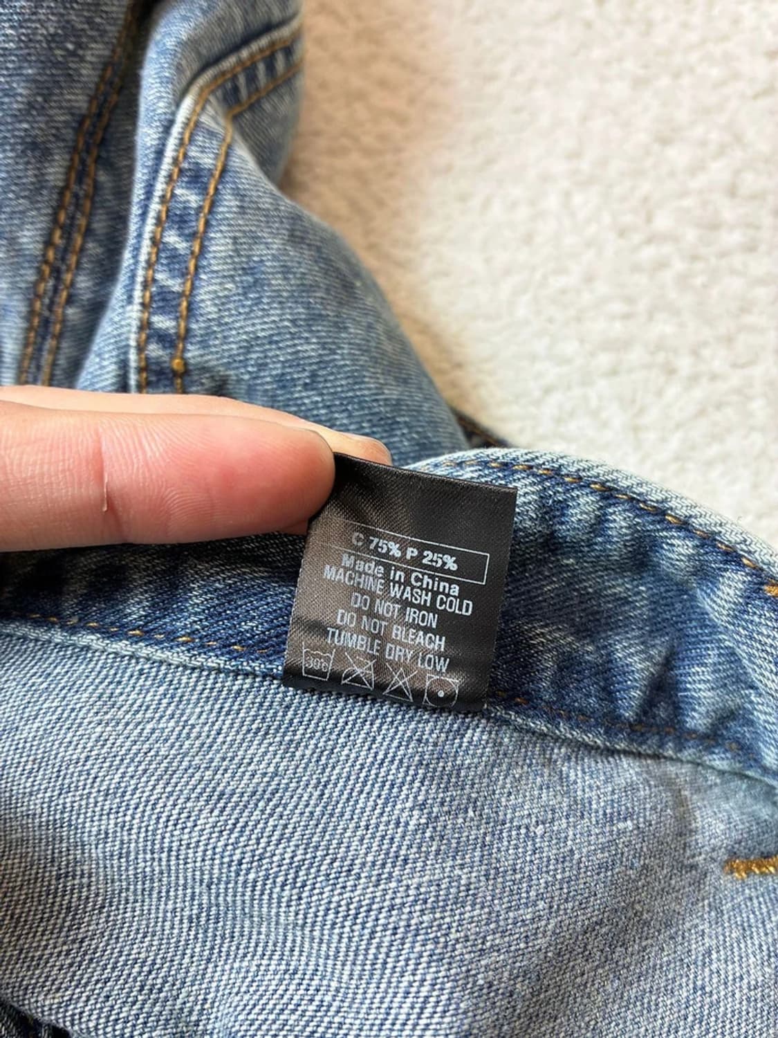 낫포너드 백 포켓 믹스드 데님 팬츠 PN6638 상품이미지7