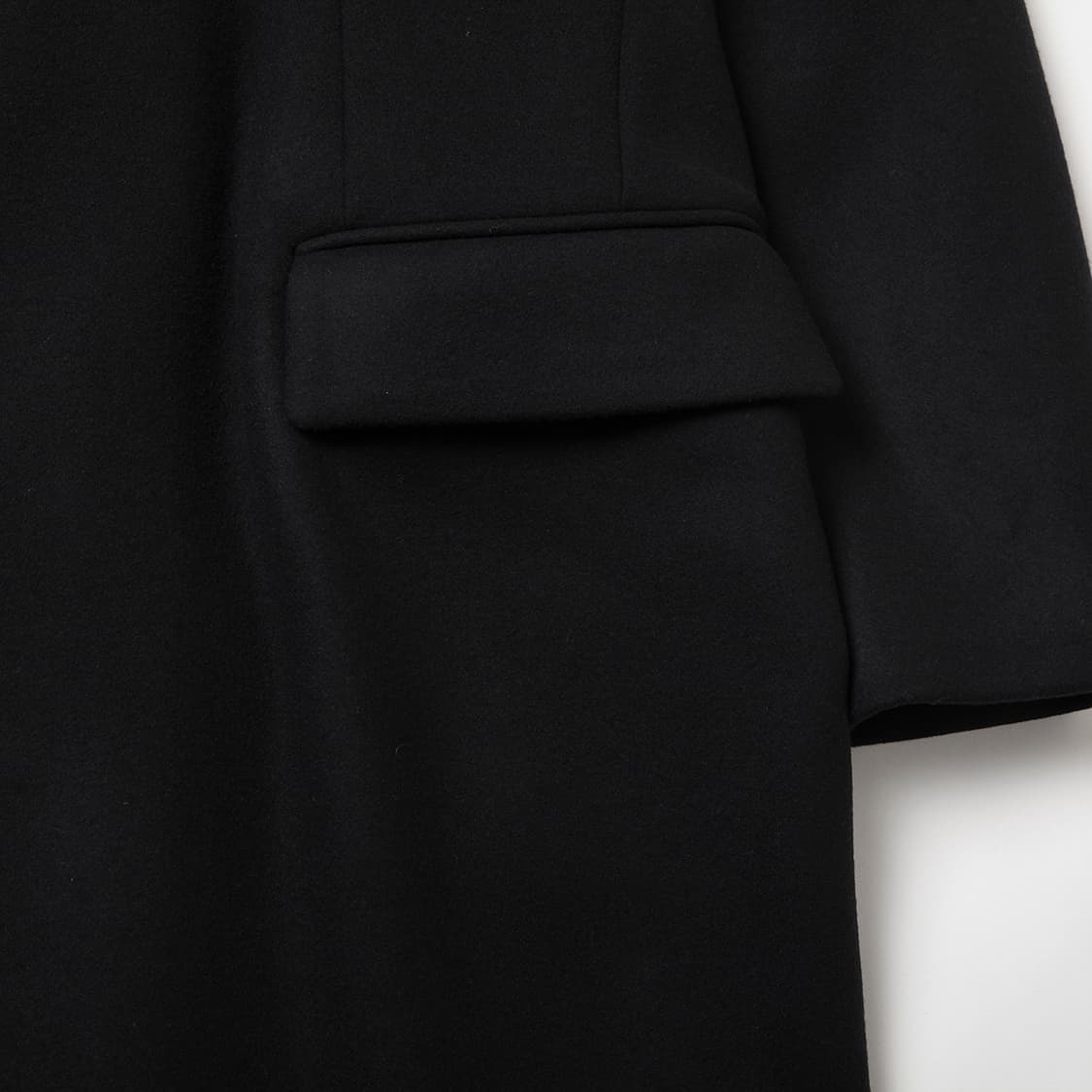 오라리 22aw 슈퍼 파인 멜튼 울 체스터필드 코트 5사이즈 다크네이비 상품이미지8