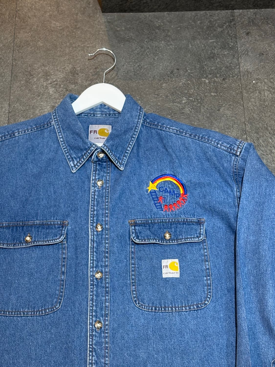 칼하트 USA 데님셔츠 L사이즈 상품이미지4