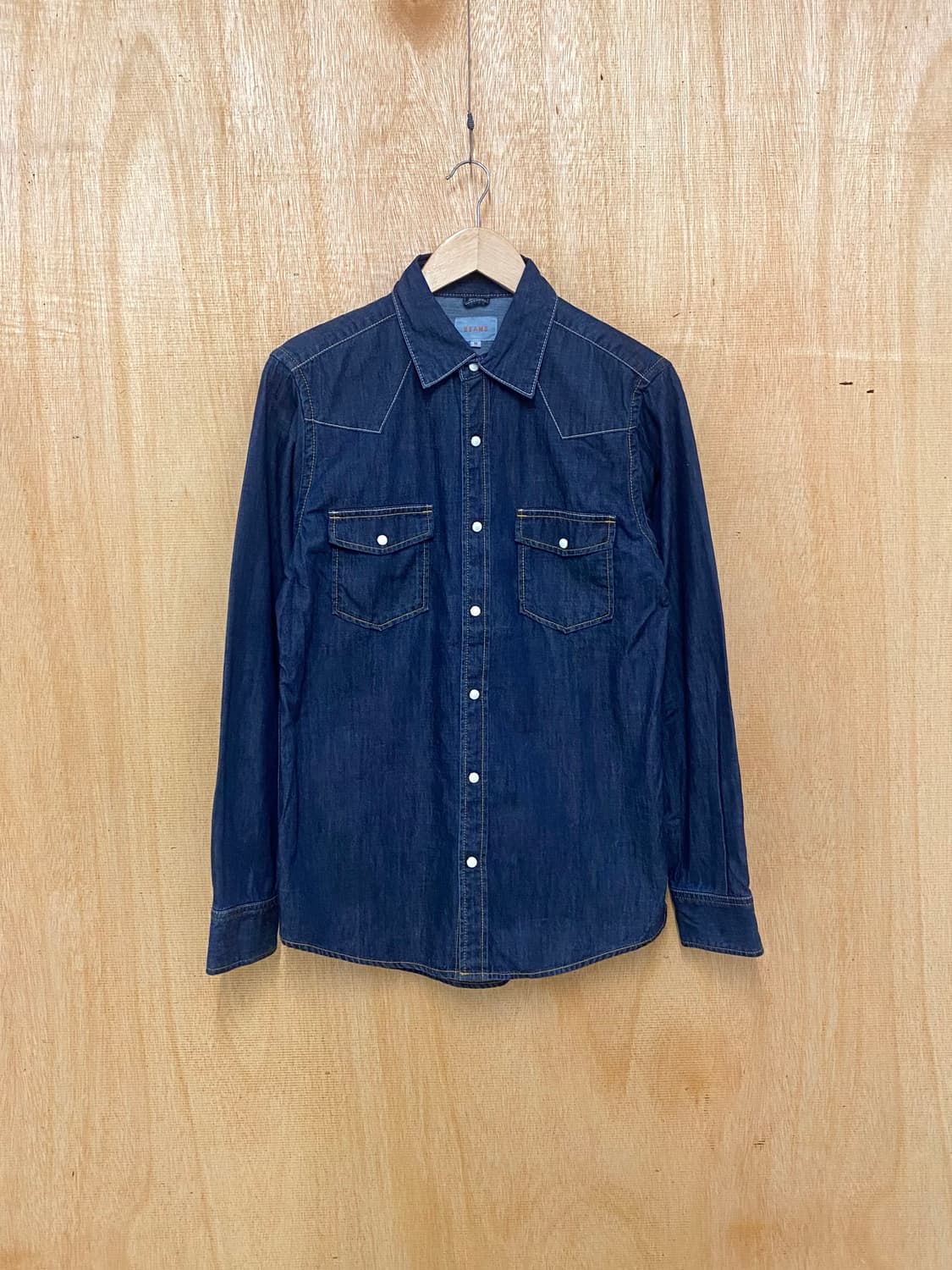 BEAMS denim western shirts 빔즈 데님 웨스턴 셔츠 상품이미지1