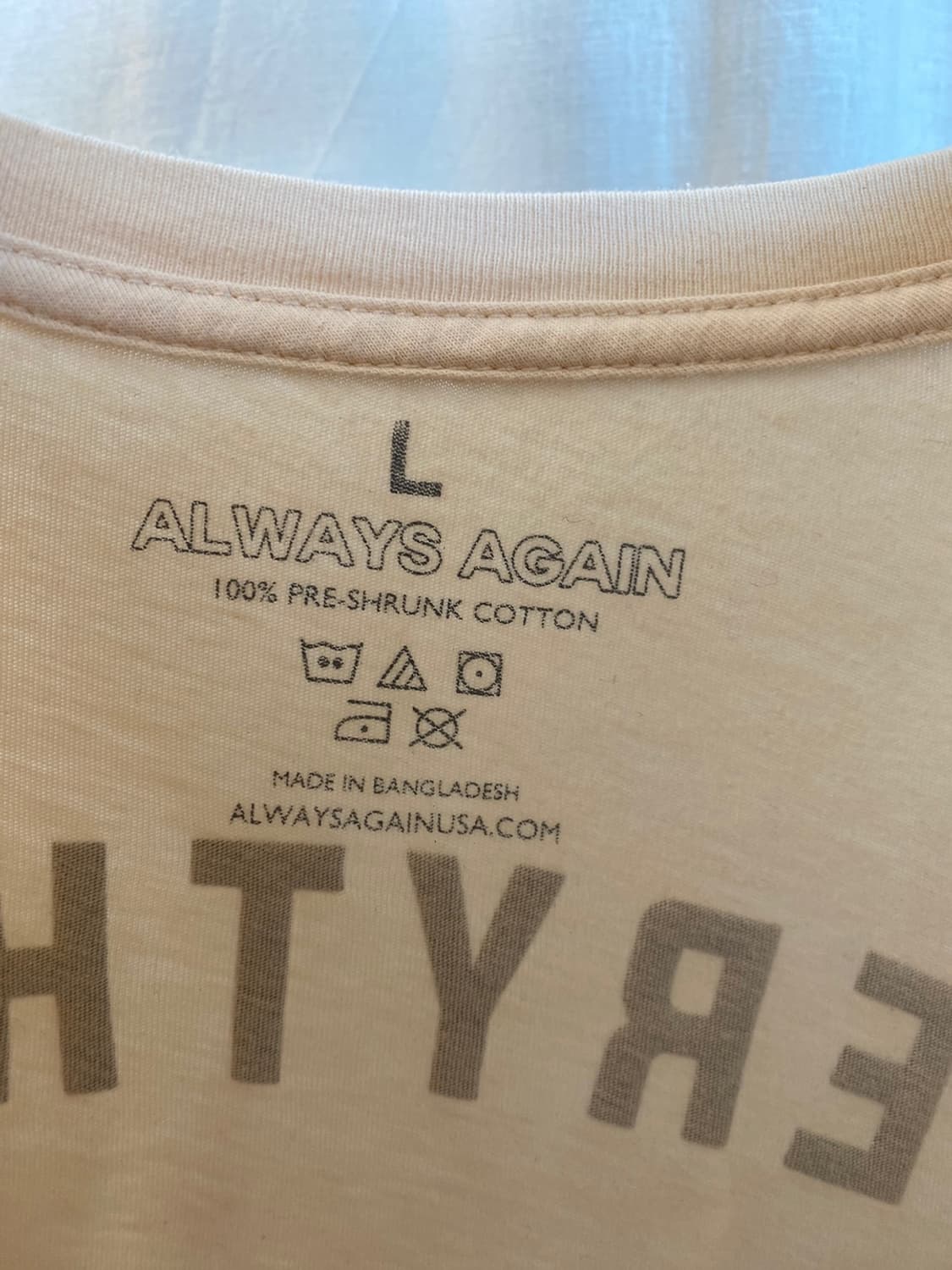 ALWAYS AGAIN 스킨 크롭 반팔티셔츠(L) 상품이미지6