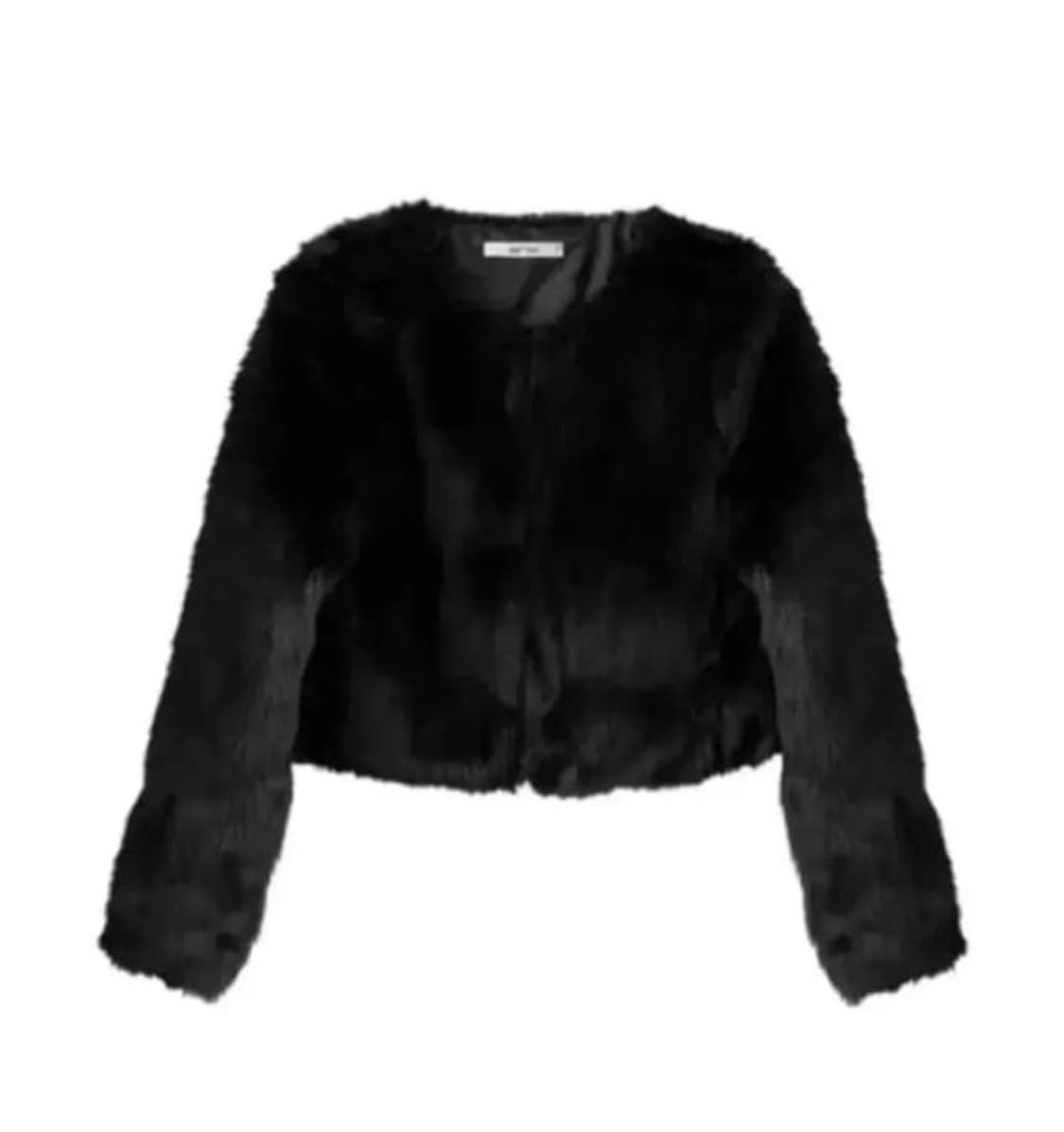 애즈온 퍼자켓 블랙 상품이미지1