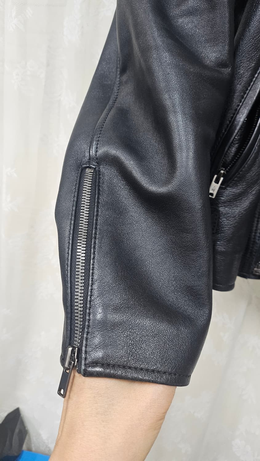 커스텀멜로우 양가죽 라이더자켓  상품이미지6