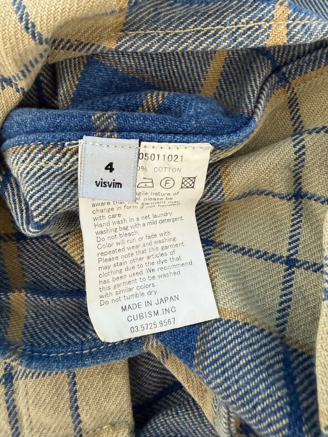 비즈빔 블랙 엘크 플란넬 셔츠 상품이미지4