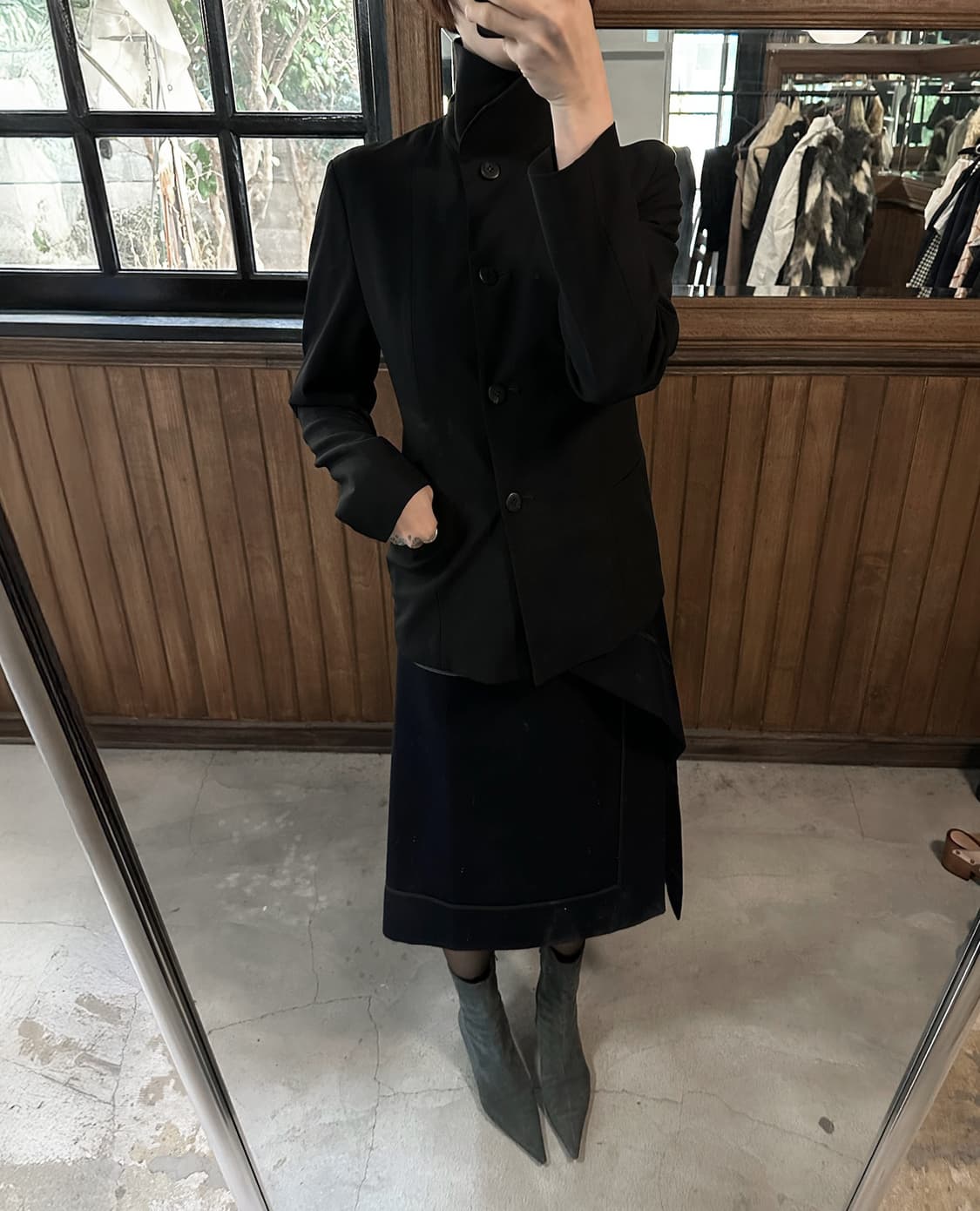 ISSEY MIYAKE wool single jacket 상품이미지3