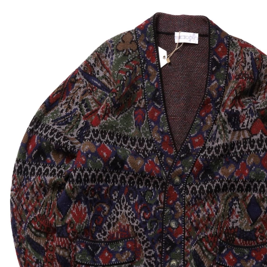 GICAR Pattern Wool Cardigan 상품이미지2