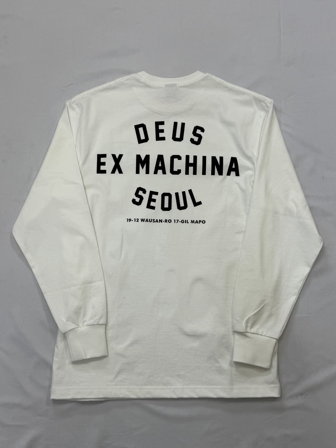 [새상품]Deus데우스 서울 컬리지 긴팔 롱슬리브 화이트 M 상품이미지2