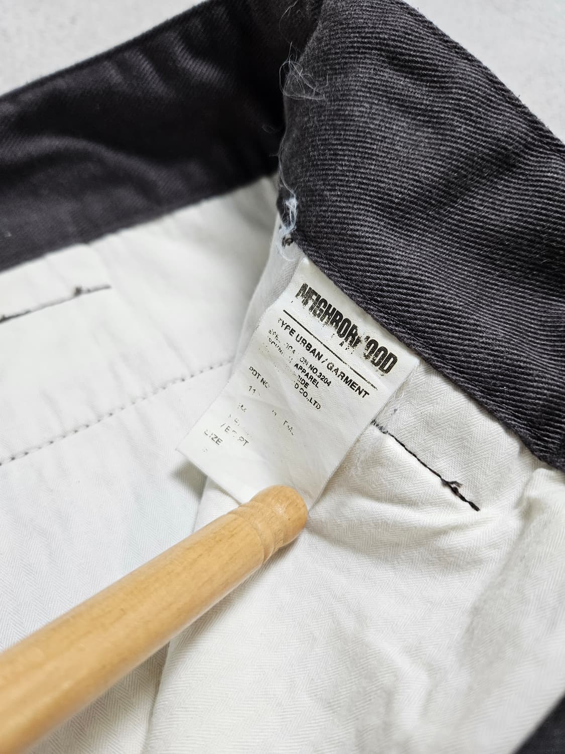 네이버후드 치노 팬츠 차콜 상품이미지9