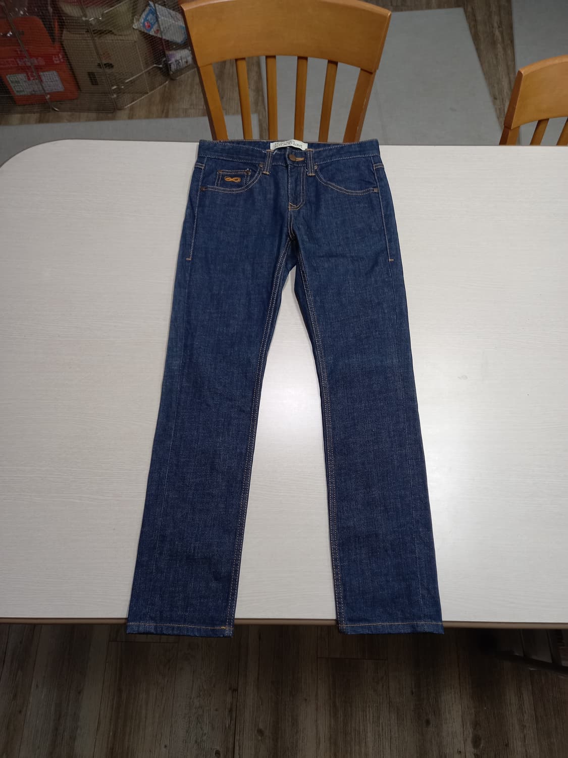 27 PLAC Slender 스판 슬림일자진 진청 27-600 상품이미지1