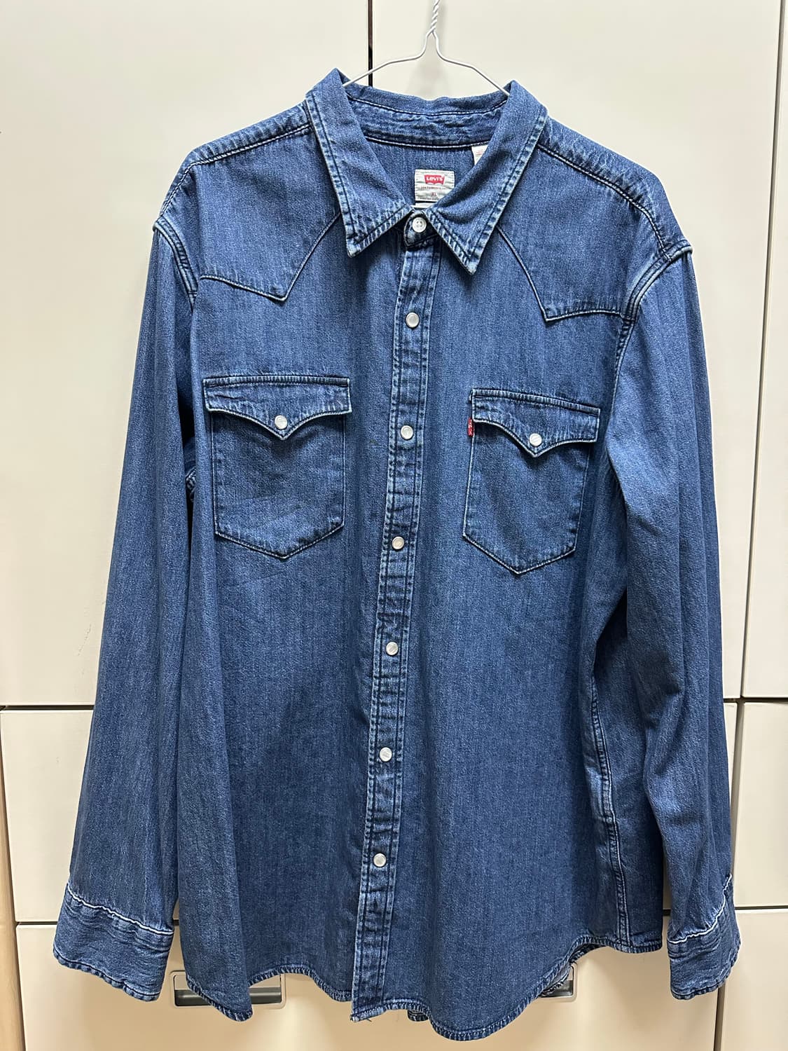 리바이스 바스토우 웨스턴 데님 셔츠 XL 상품이미지1