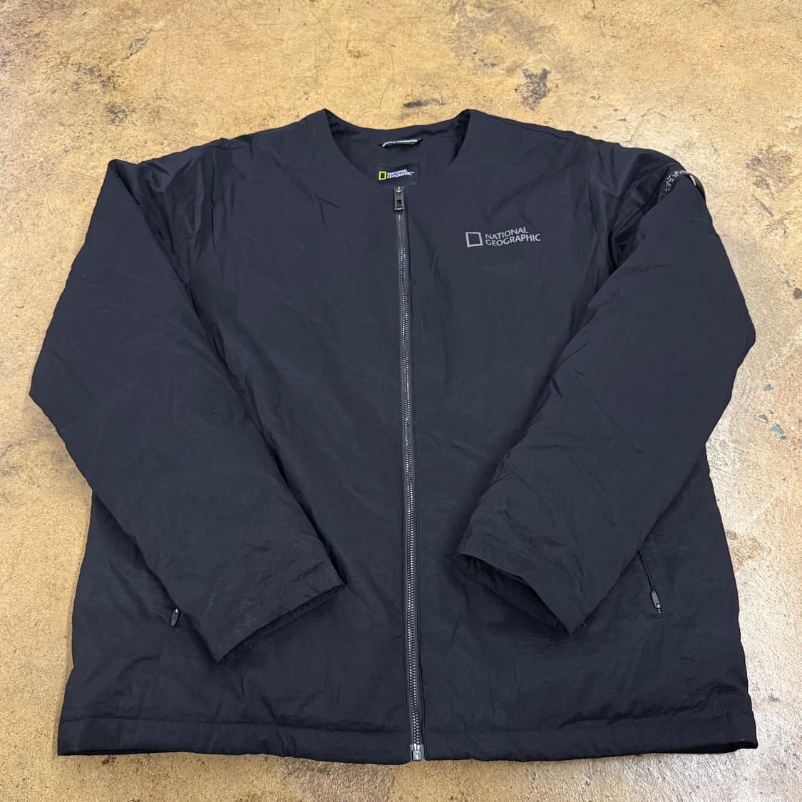 [정품/XXL] 내셔널지오그래픽 블랙 봄버 자켓 b17 상품이미지2