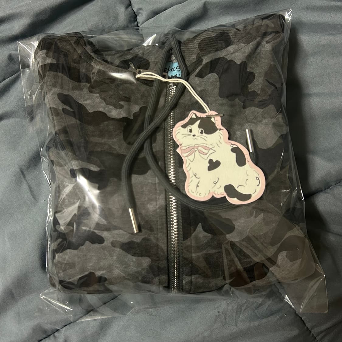 (새상품) 페일제이드 카모 와플 후드집업 챠콜 차콜 상품이미지7