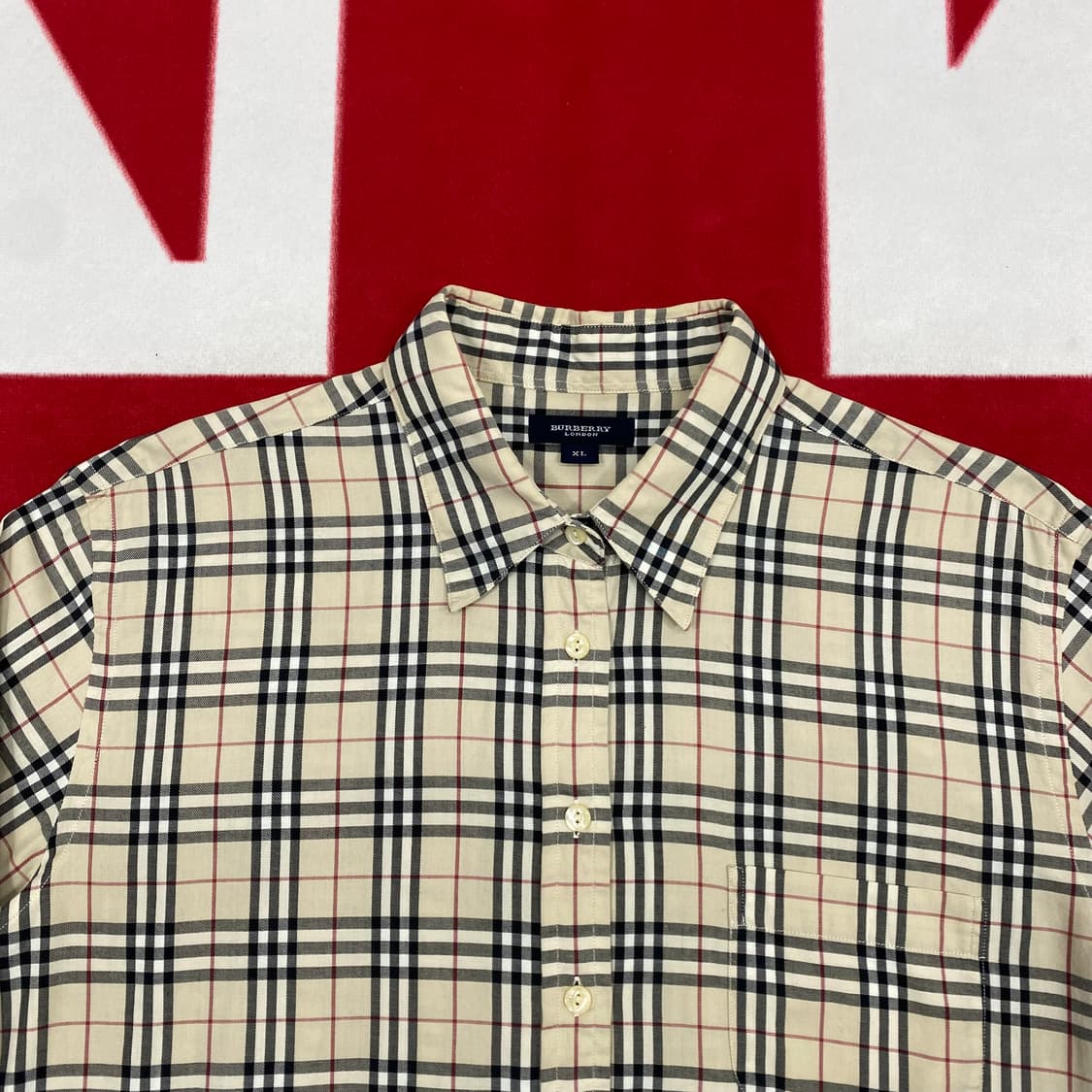 버버리 체크셔츠 여성 XL  상품이미지2
