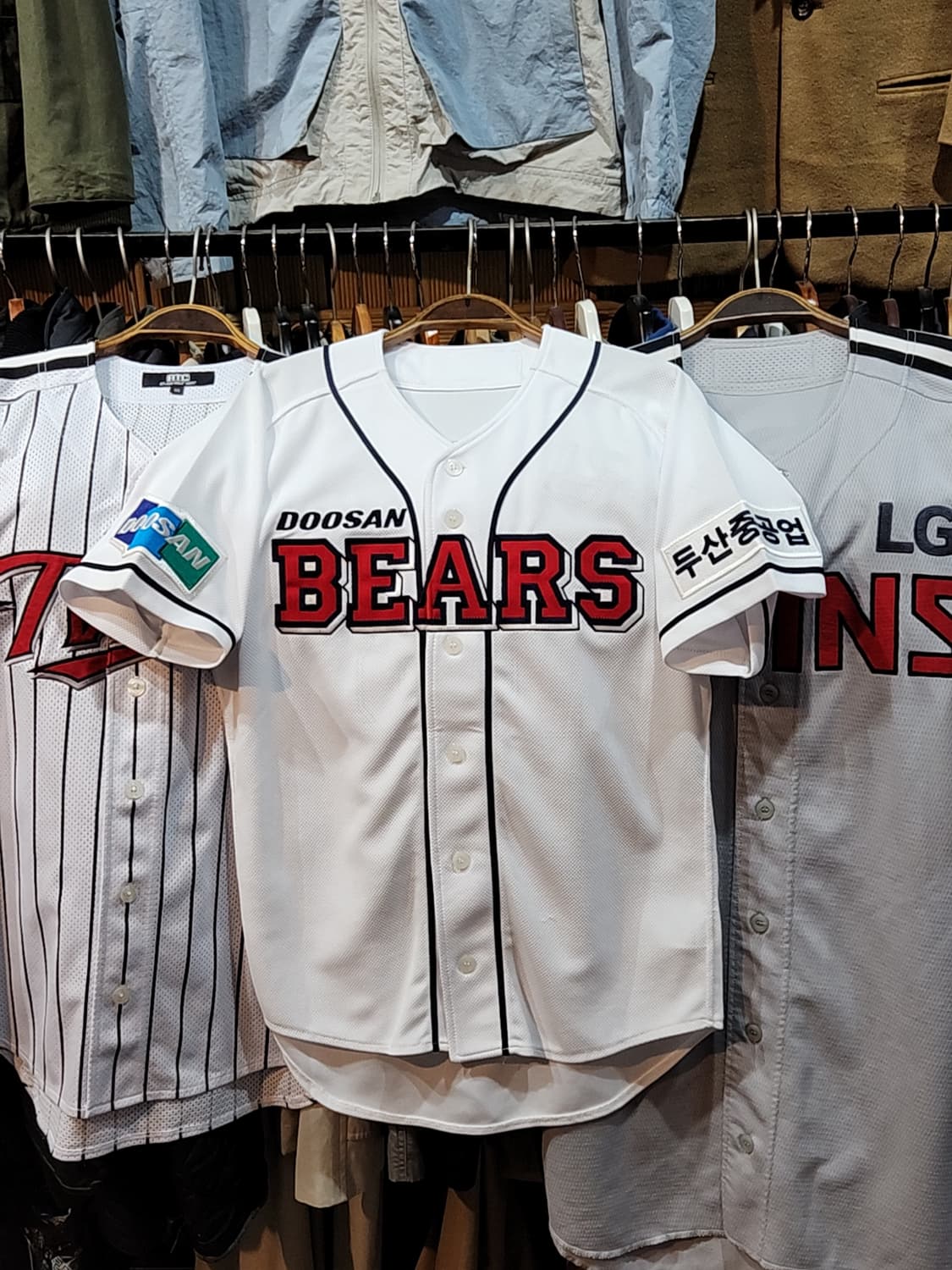 (S) 두산베어스 유니폼 반팔 김동주 마킹 야구져지  상품이미지1