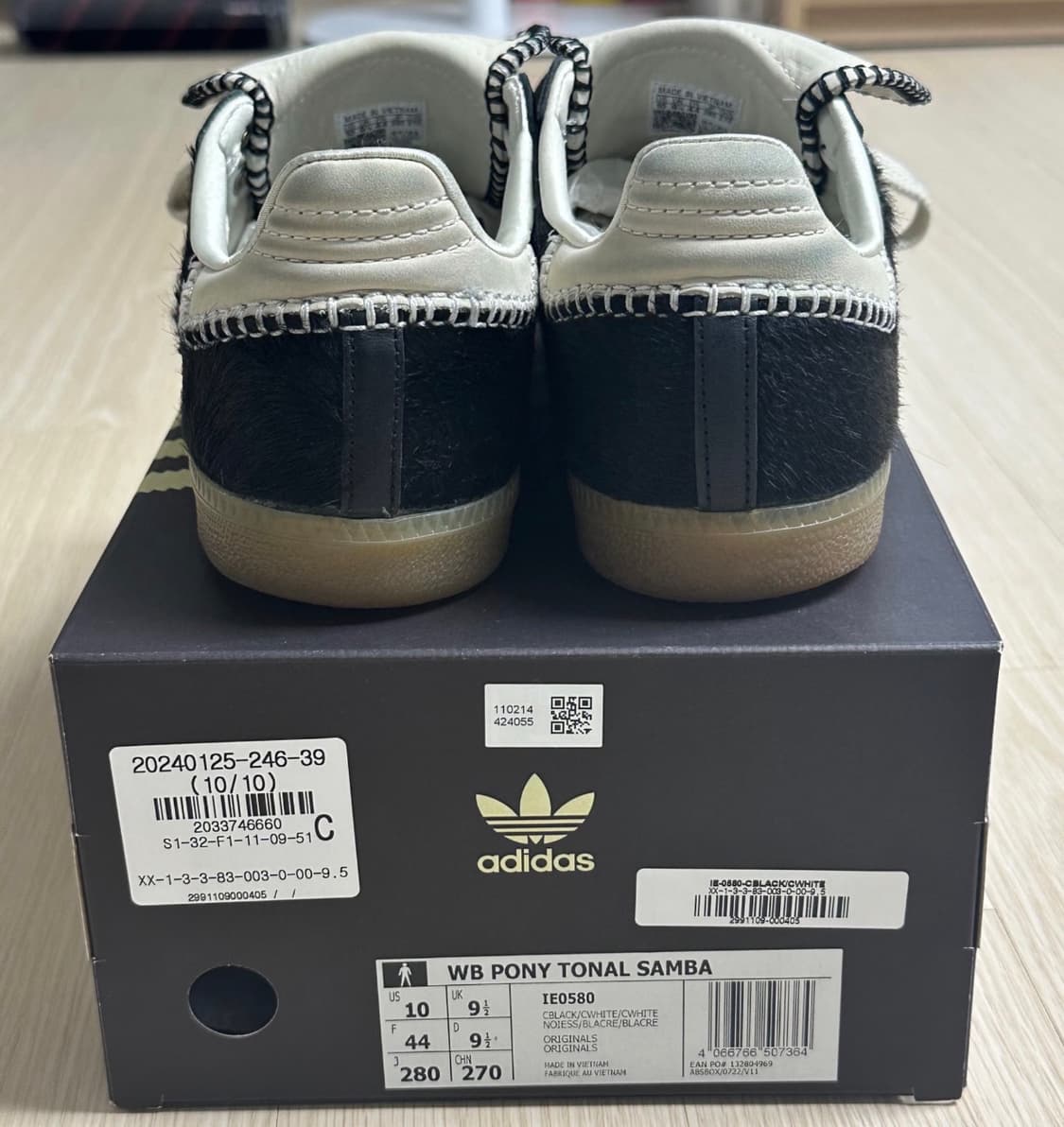 아디다스 / X 웨일즈 보너 포니 삼바 / 블랙 / 280 상품이미지8