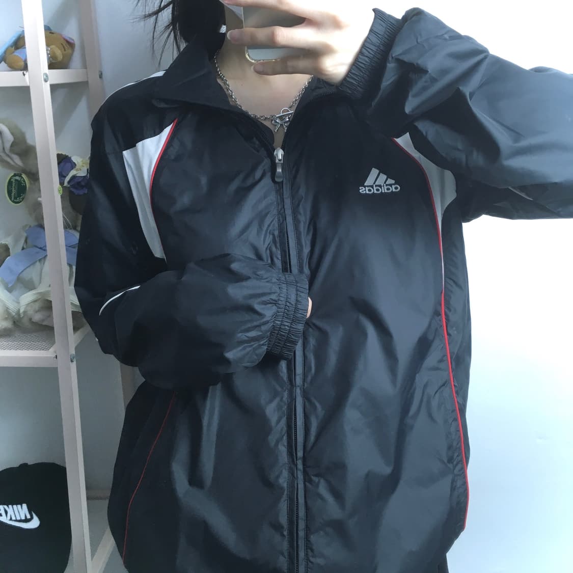 아디다스 검+흰+빨 올드 바막 상품이미지3