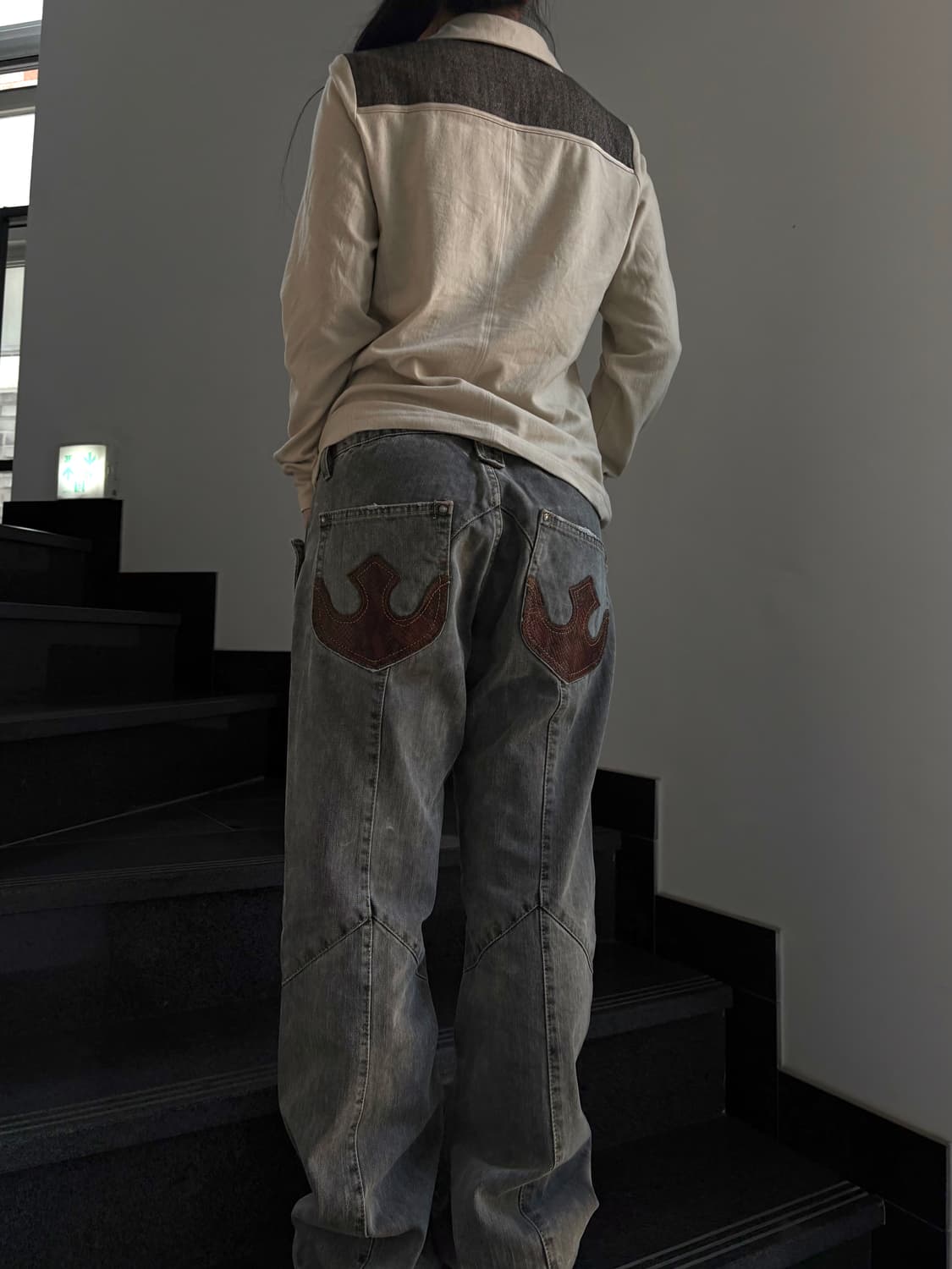 절개 데님 팬츠 상품이미지4