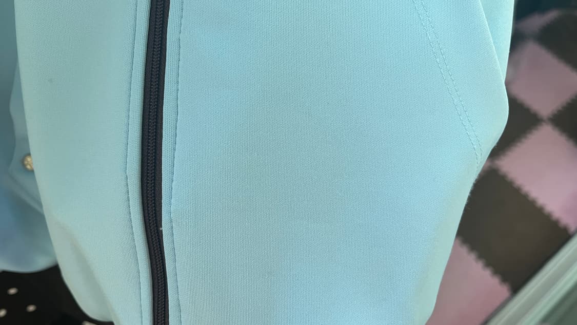 오헤시오 도트 투톤 집업 베이비블루  상품이미지5