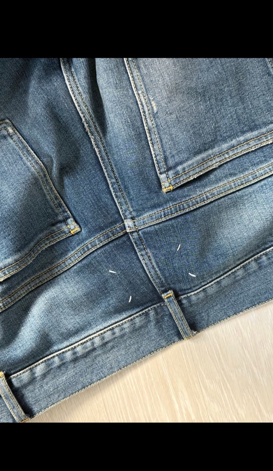 마르지엘라 투톤 청바지 상품이미지3