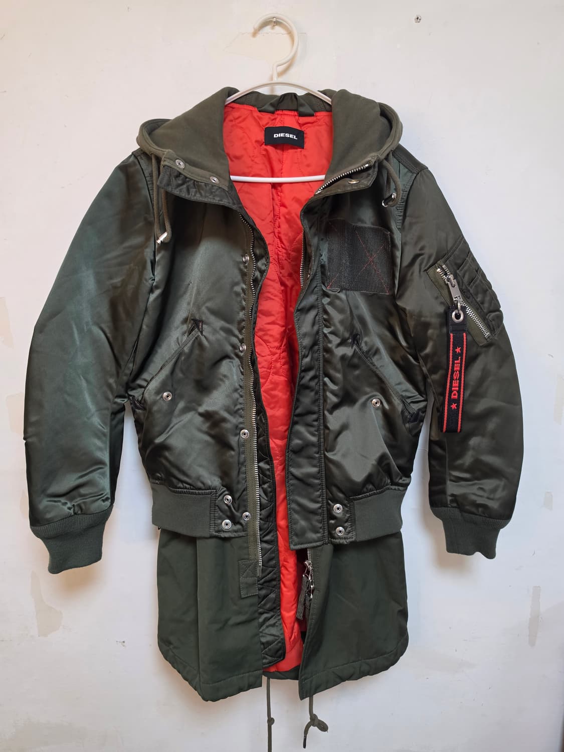 디젤 스페셜라인 여성 후드 자켓 85(XS) 상품이미지4