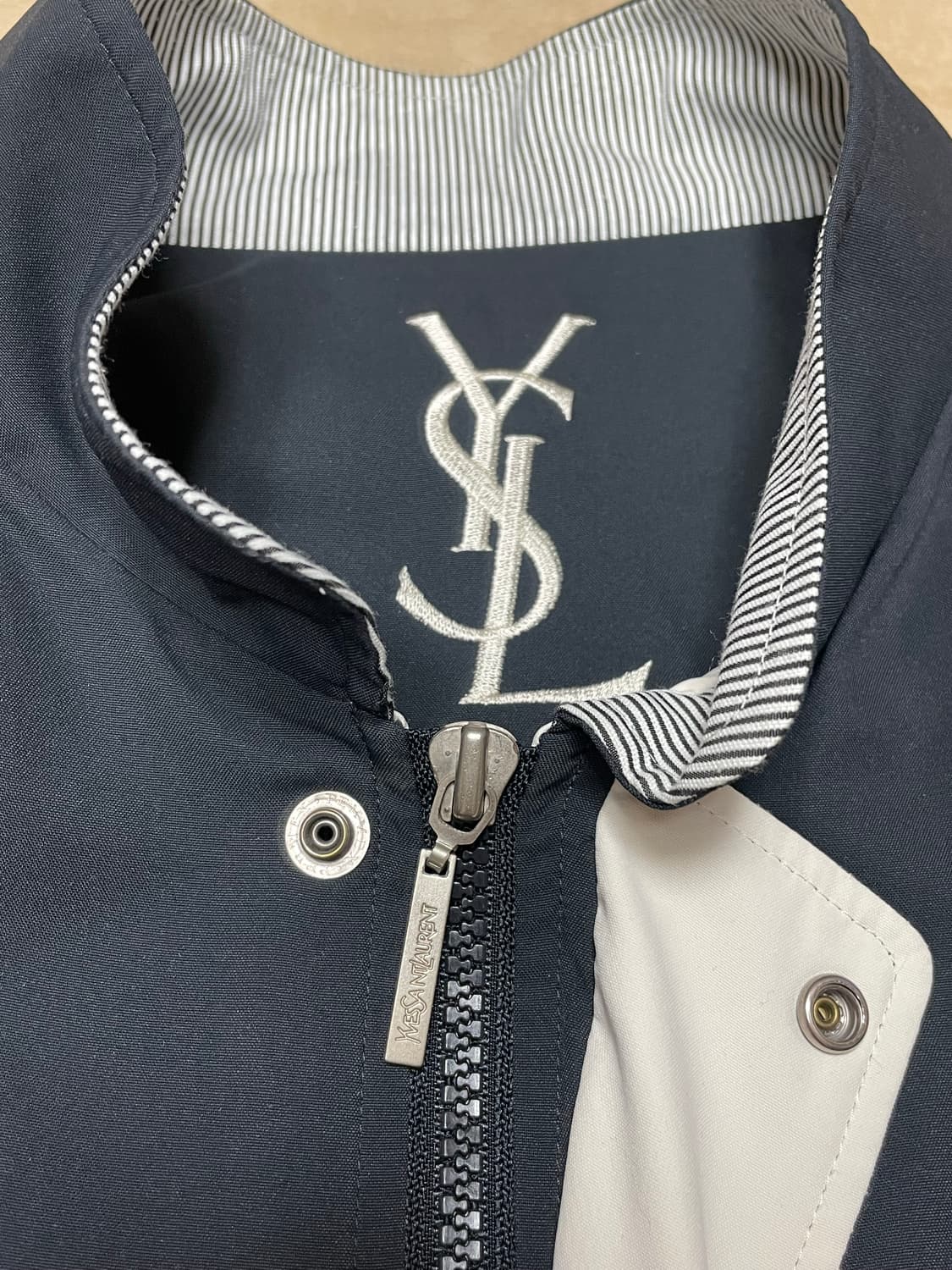 입생로랑 블루종 자켓 상품이미지5