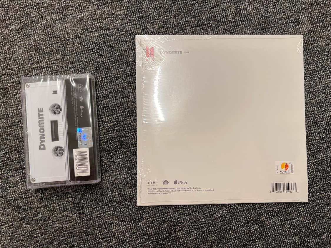 방탄소년단 버터, 다이나마이트 LP 카세트 테이프 세트 상품이미지4