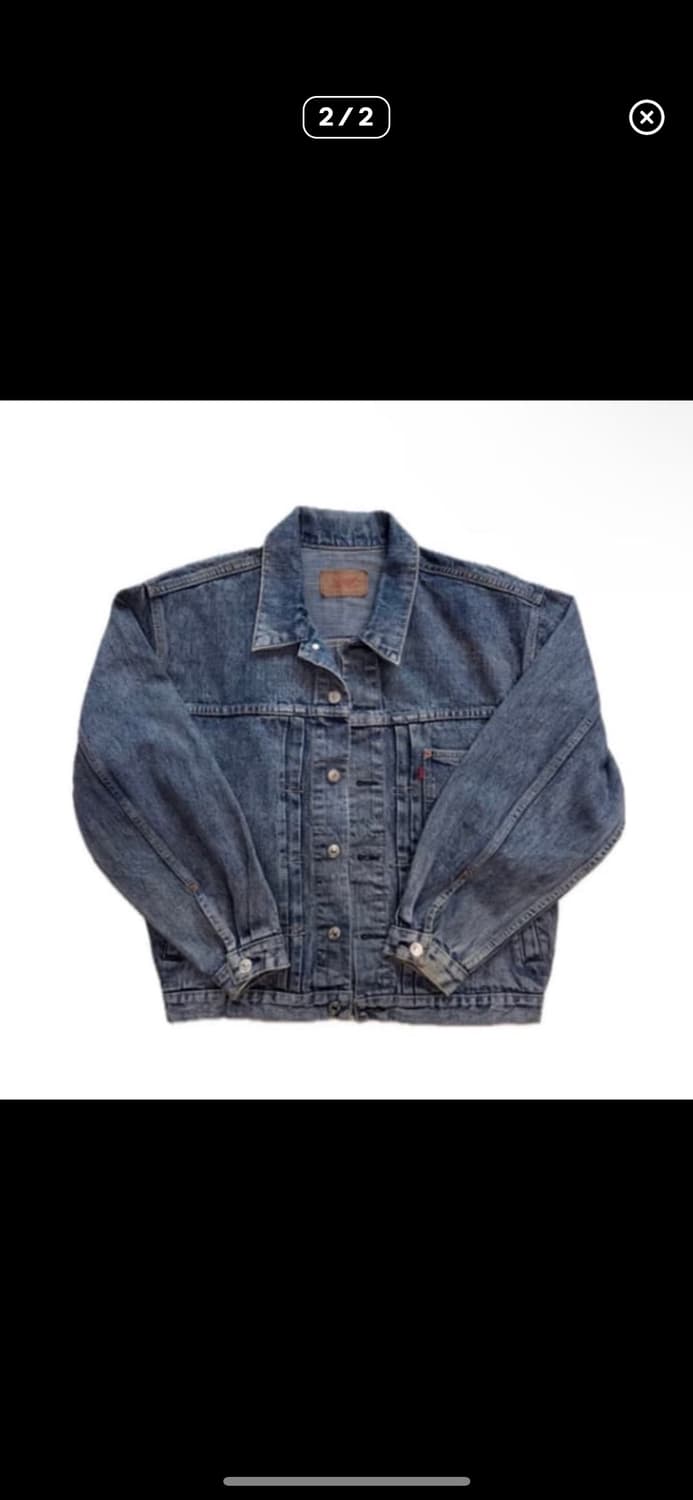 80‘s 복각 리바이스 G쟌 타입 1  사이즈 L 상품이미지2