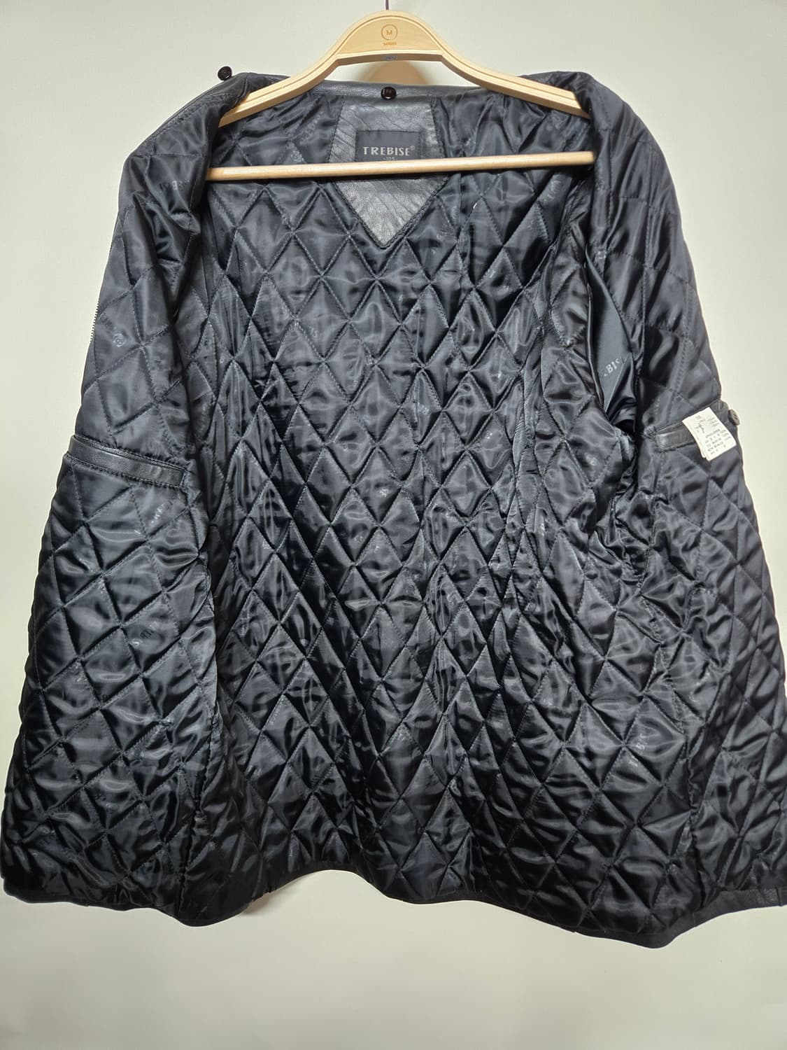 TREBISE 검정색 양 가죽 자켓 105 상품이미지3