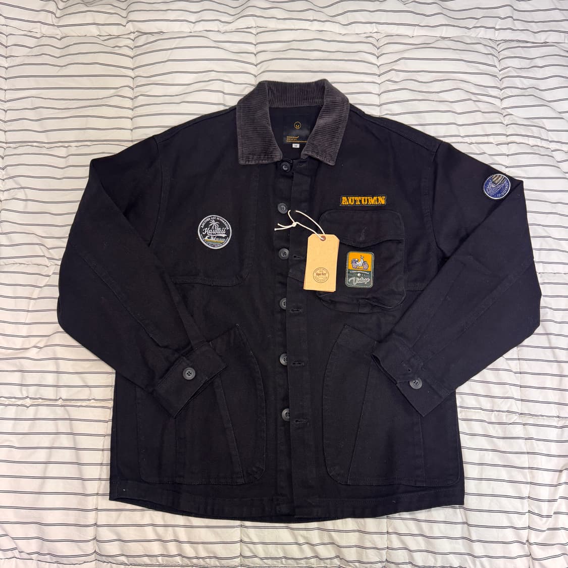 블랙 워크 자켓 M 새제품 상품이미지1