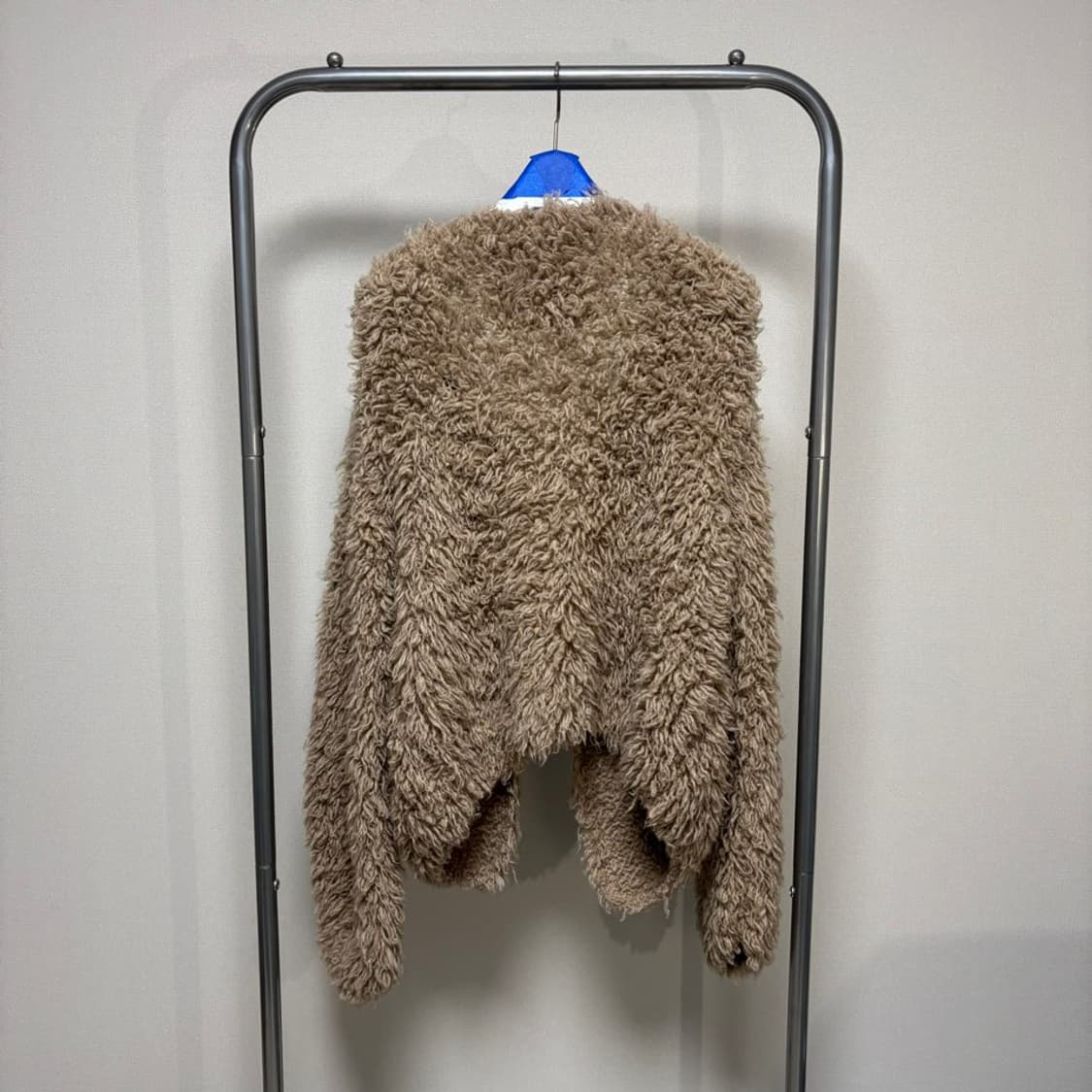 1) unfil 언필 캐시미어 샤기 니트 가디건 상품이미지4