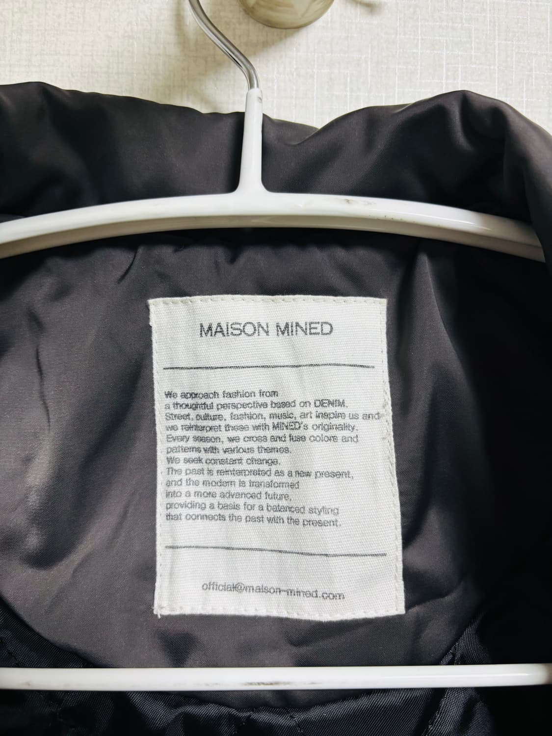 메종 미네드 MAISON MINED MA-1 붐버 자켓 상품이미지5