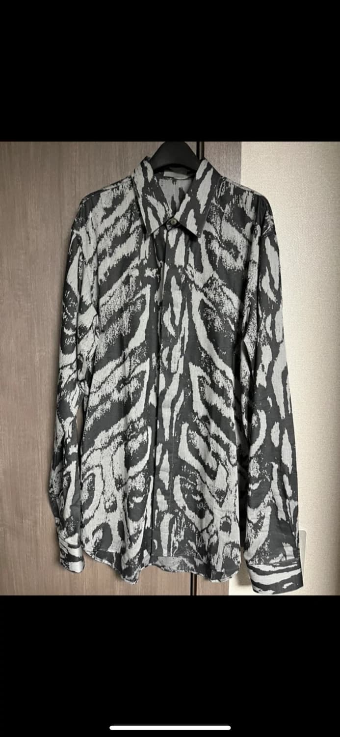 디올 남성 지브라 패턴 셔츠 39 상품이미지1