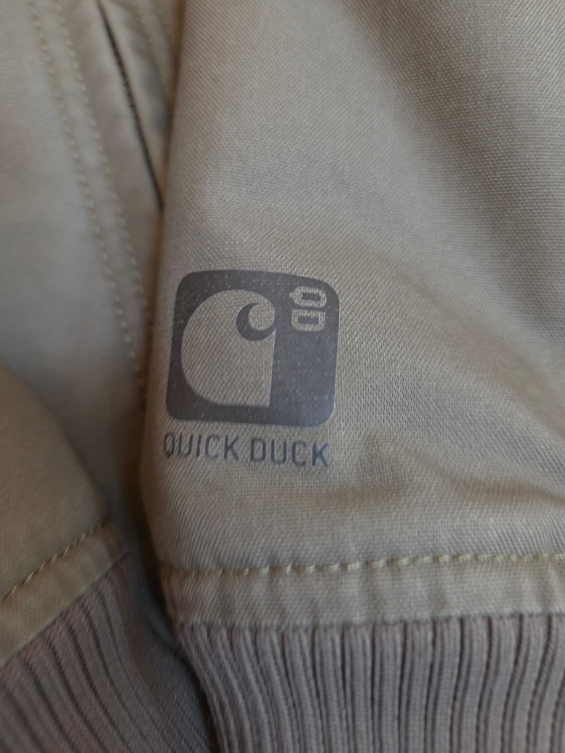 M 칼하트 퀵덕 캑버스 후드 자켓 브라운 상품이미지2