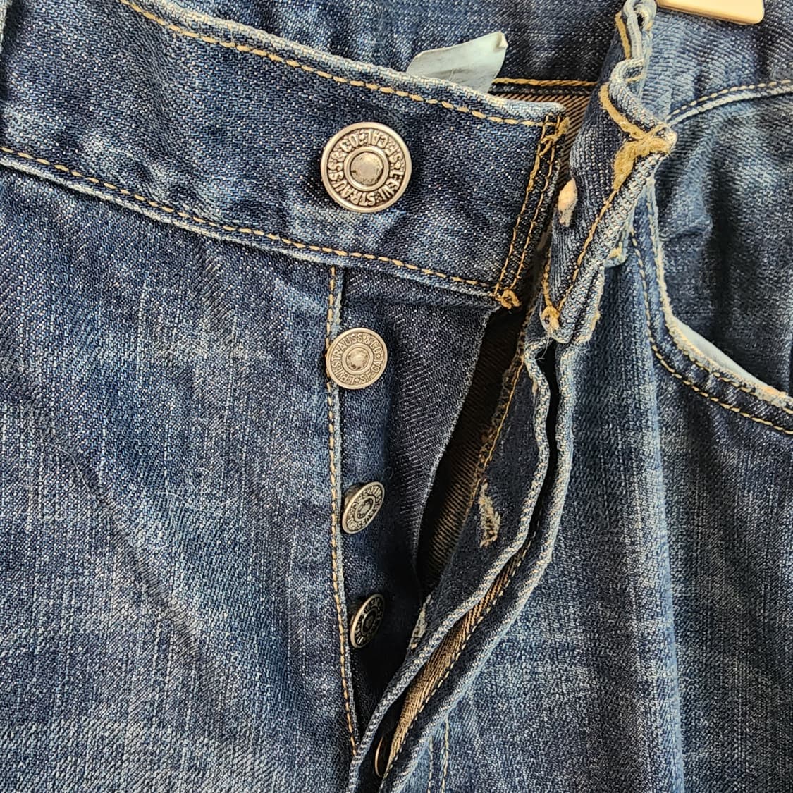 리바이스501 청바지 데님 빈티지 스타일 상품이미지3