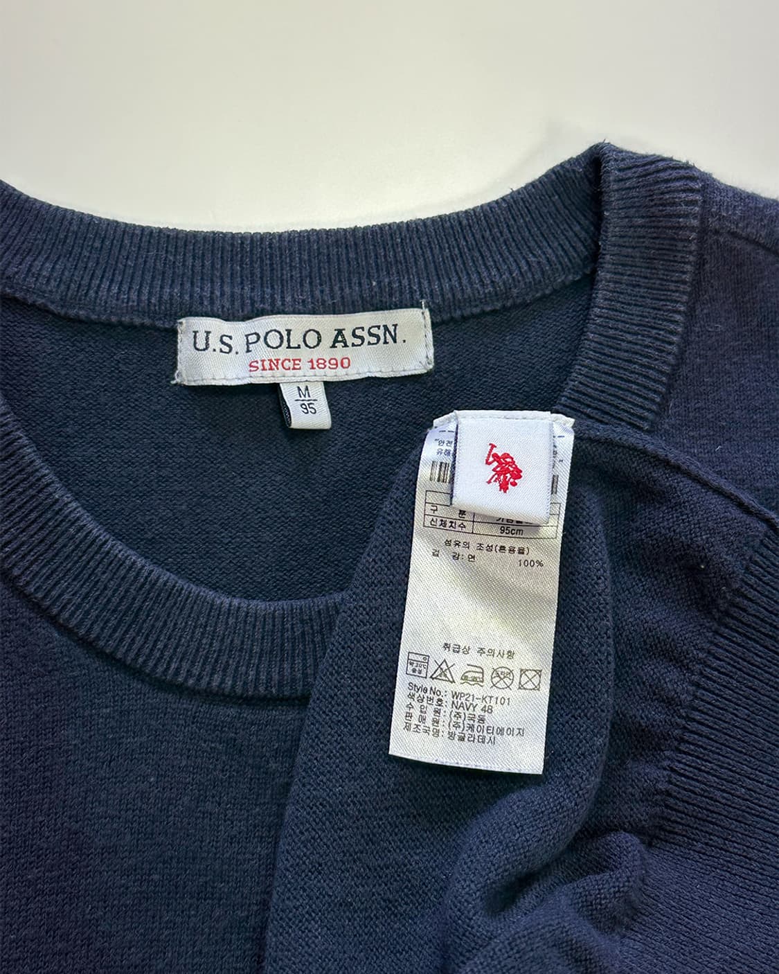 폴로 ASSN 맨투맨 네이비 상품이미지4
