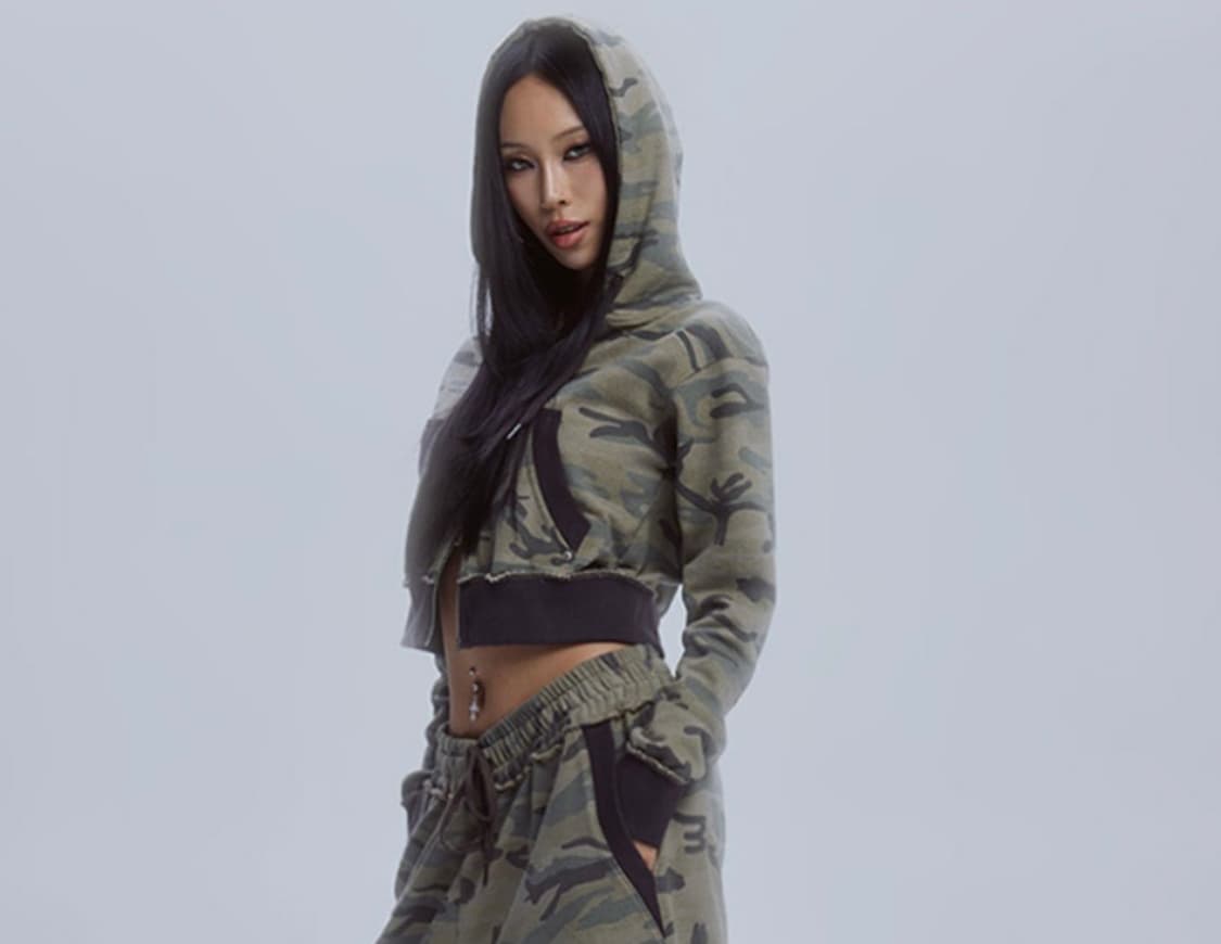 안녕하새은 PICK]MILITARY CROP HOOD ZIP-UP_CA 상품이미지2