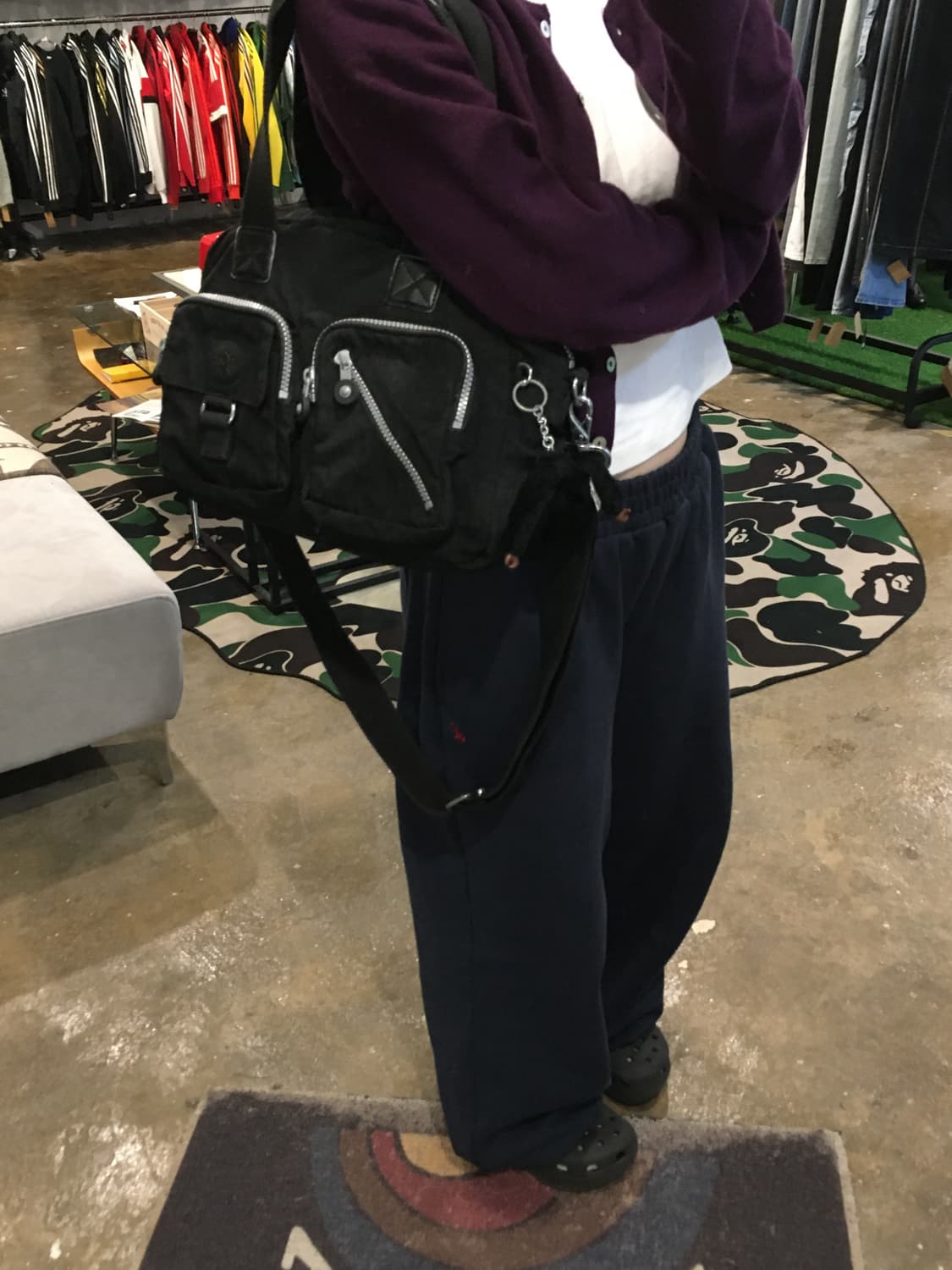 키플링 숄더&크로스백 블랙 상품이미지3