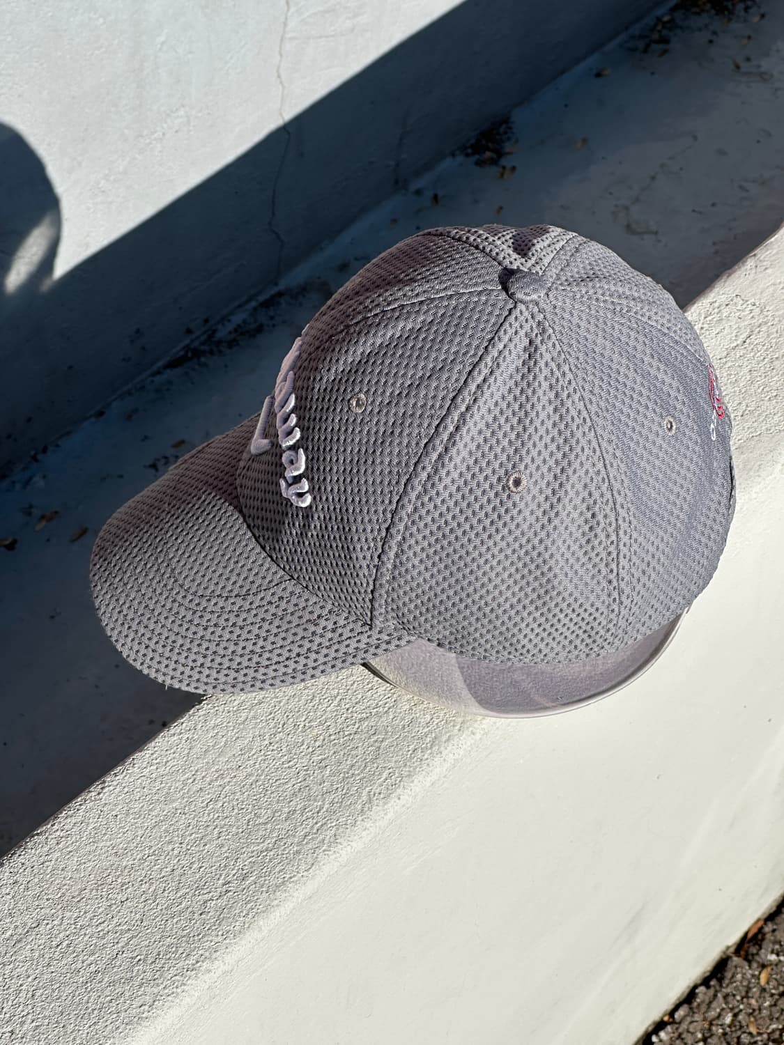 [F] 캘러웨이 로고 그레이 볼캡 모자 골프 상품이미지3