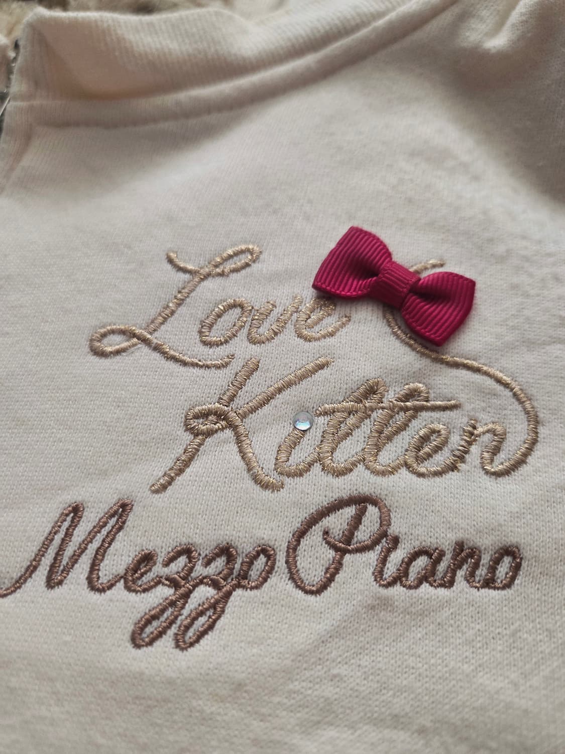 Y2k 빈티지 Mezzo piano 동물귀 후드집업 M사이즈 상품이미지3