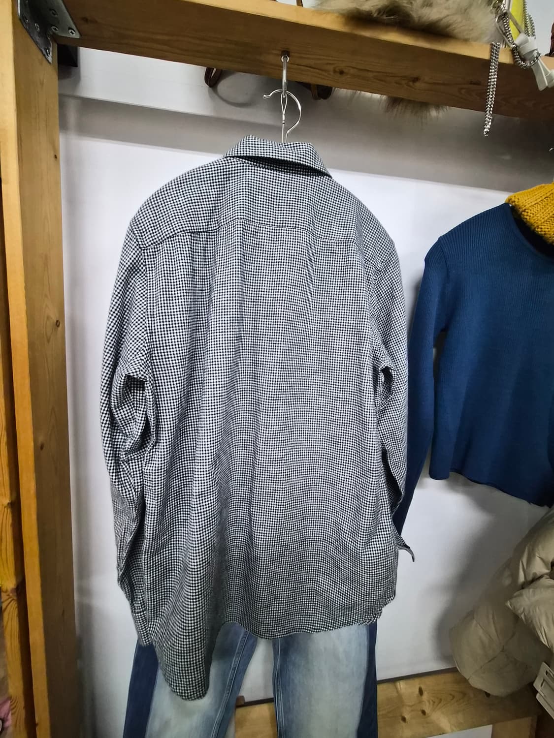 띠어리 체크셔츠 상품이미지6