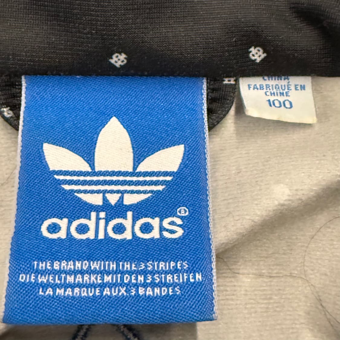 아디다스 블랙 도트 땡땡이 파이어버드 백로고 져지 트랙탑 100 상품이미지5