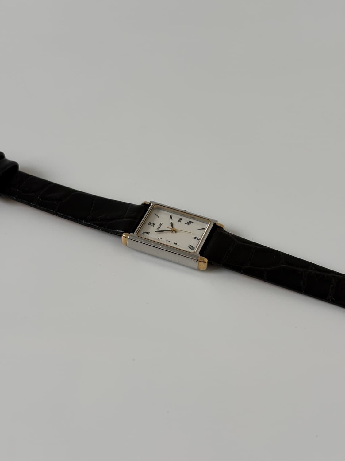 1980s Roman Index Tank Ladies Quartz 상품이미지6