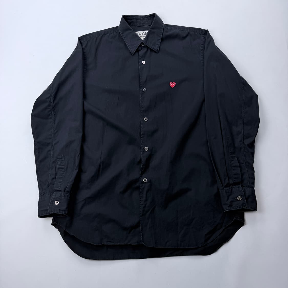 꼼데가르송 스몰하트 블랙셔츠 상품이미지1