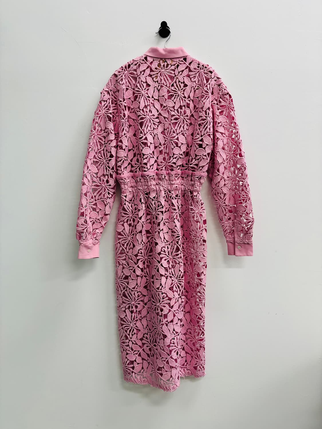 No21 (넘버투애니원) 핑크 레이스 셔츠 원피스 상품이미지5