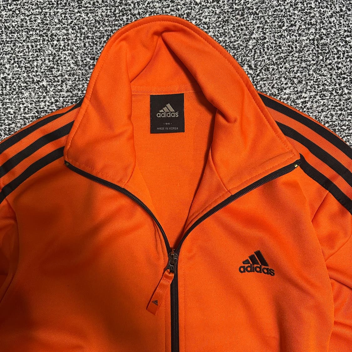 (95) 아디다스 오렌지 삼선 트랙탑 져지 상품이미지2
