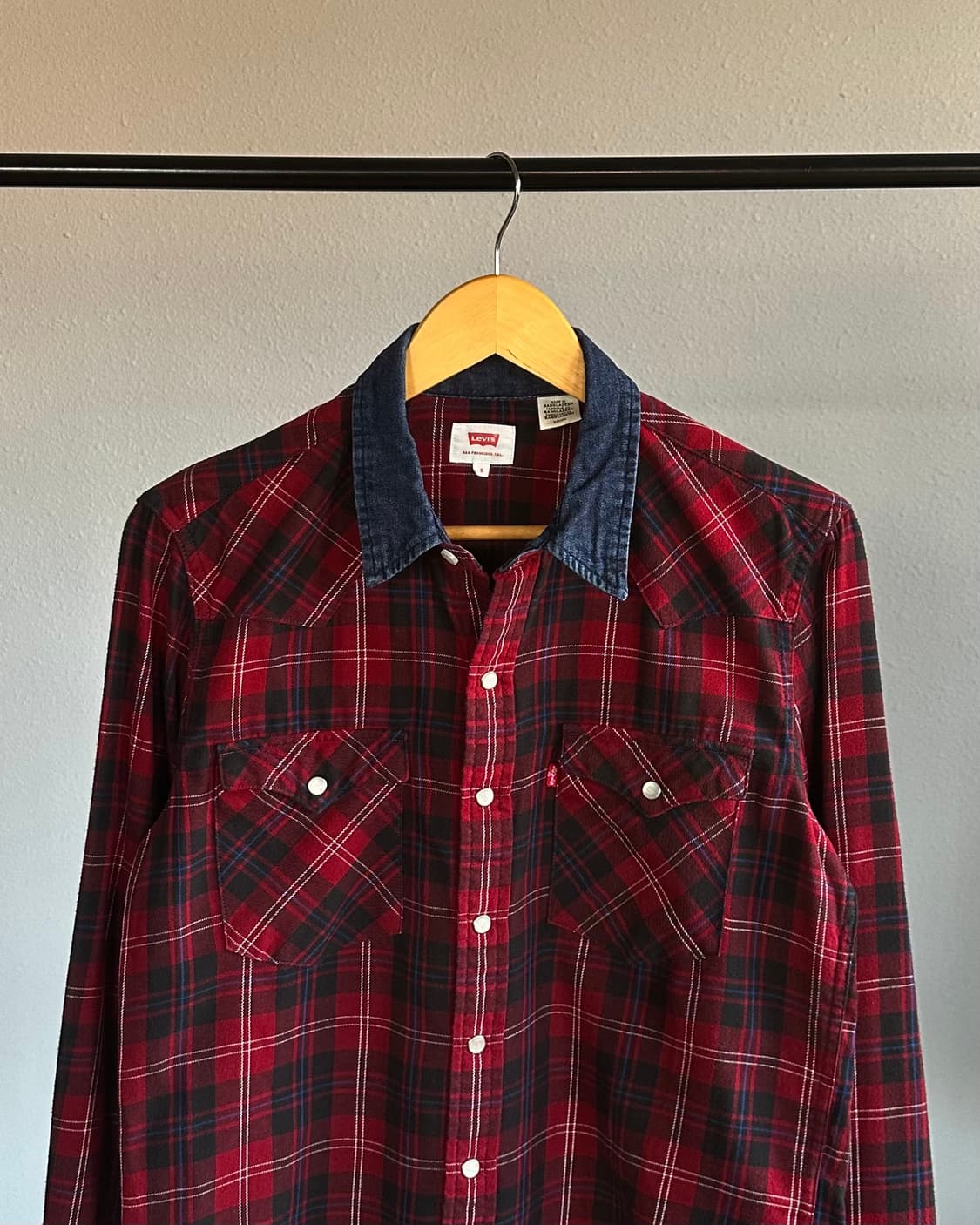 [S]리바이스 Levi's 타탄 체크 웨스턴 셔츠 상품이미지2