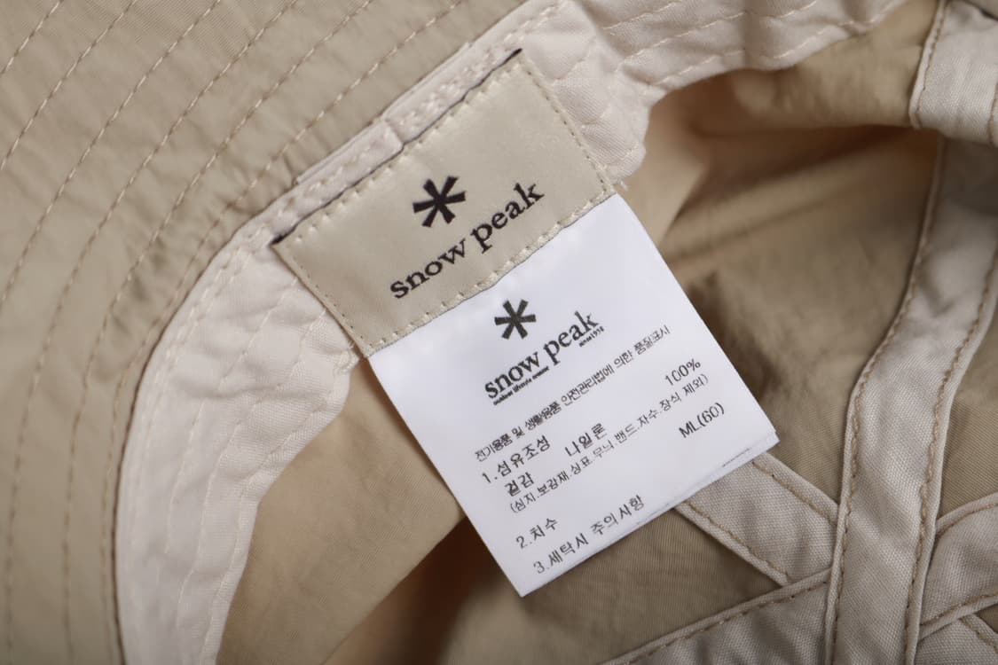 [M/L] 스노우피크 나일론 버킷햇 상품이미지6