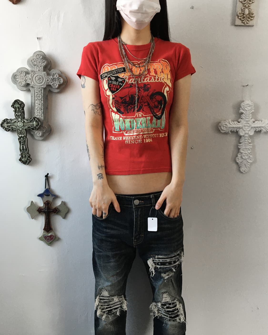 Bike printing t shirt 상품이미지1