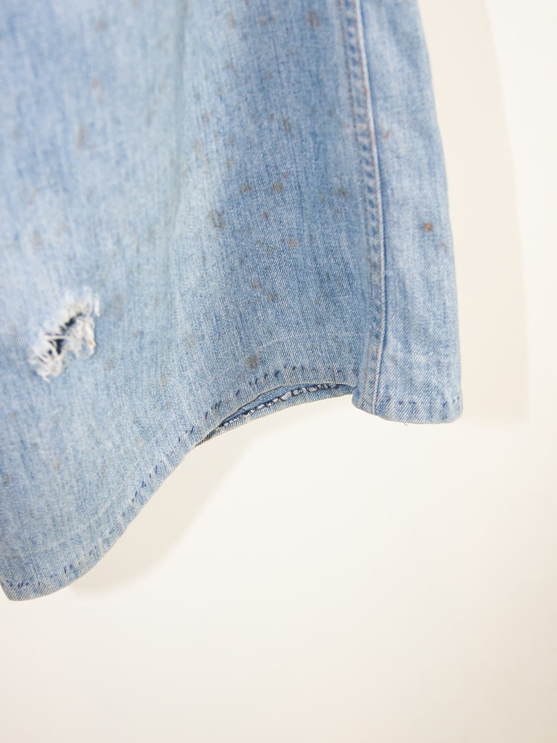 70s Levis 더티 와이드 플레어핏 데님 팬츠 상품이미지9