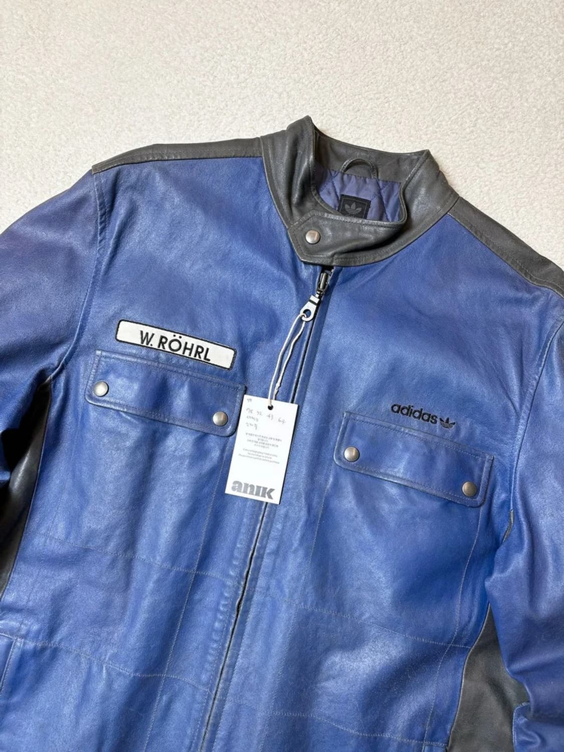 아디다스 00's W.RohRL 소가죽 라이더 자켓 PN6608 상품이미지2